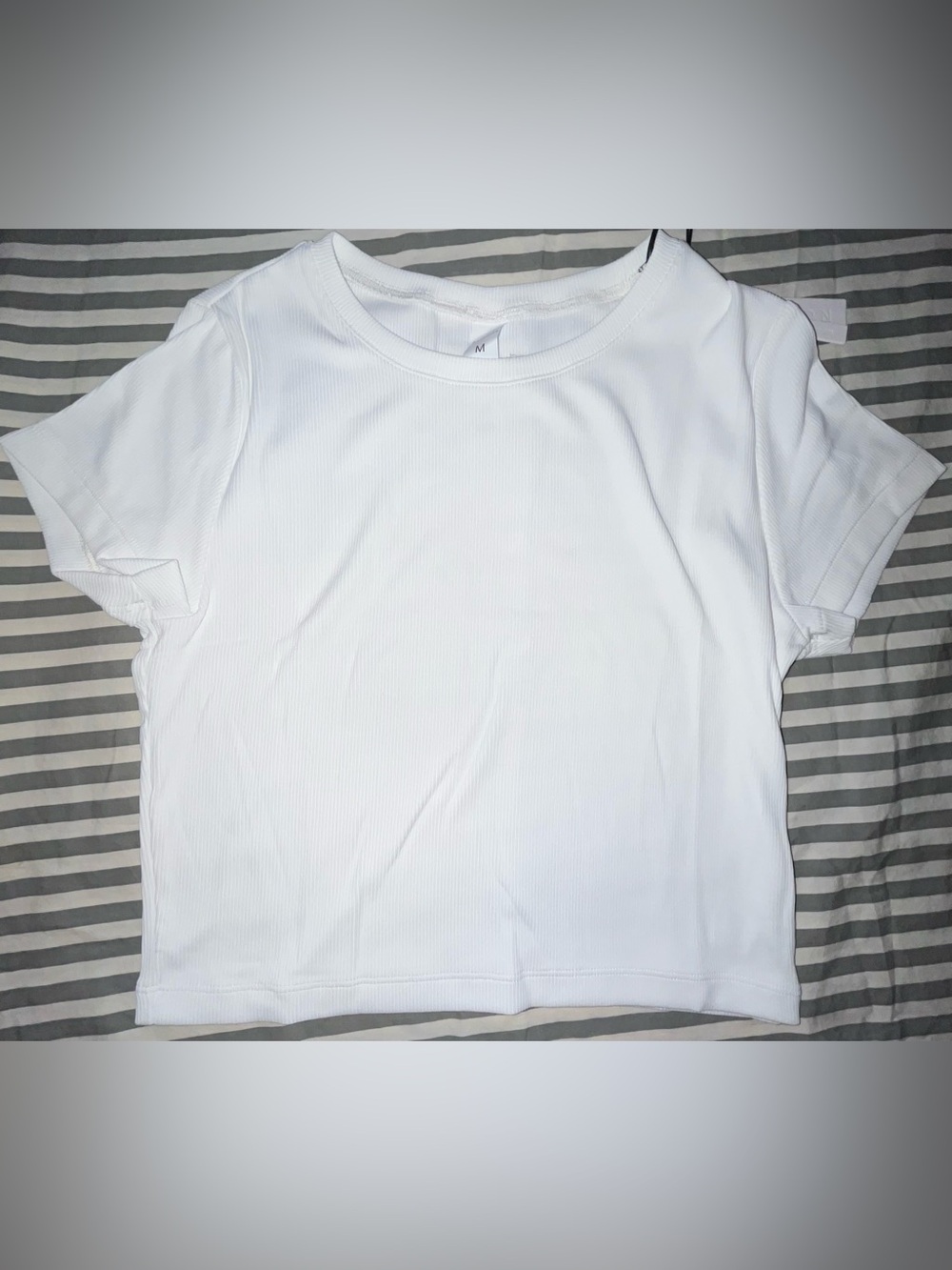 Paragon Fitwear EasyRib Everyday Baby Tee in White Size M